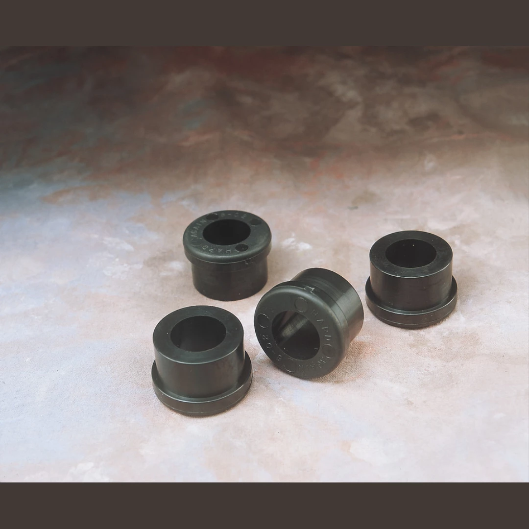 Polyurethane Condenser Riser Polyurethane Riser Bushings Multi Fit, See Fitment Data, Black, 4 Pack