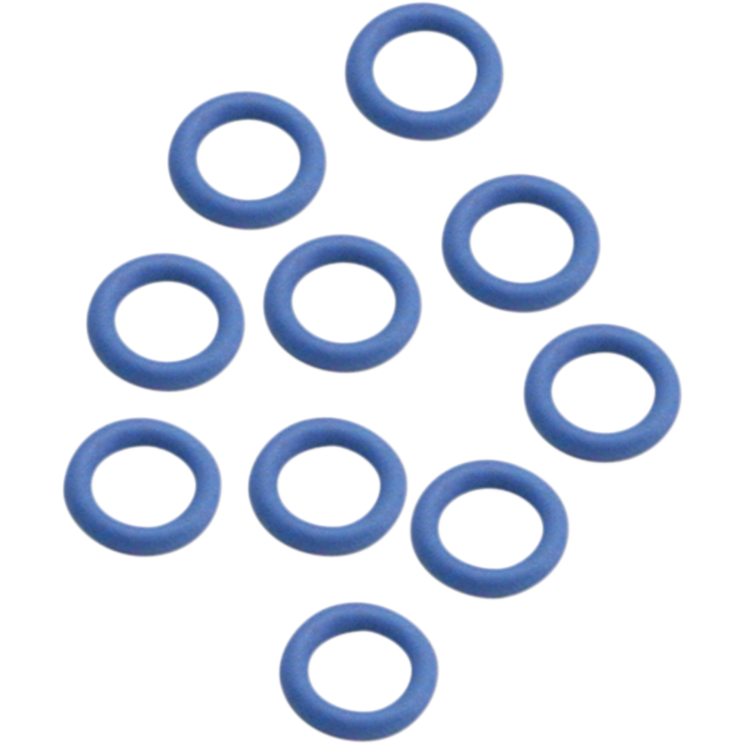 Accelerator Pump Cap O-Rings for Super E&G Carburetors 10 Pack, Blue