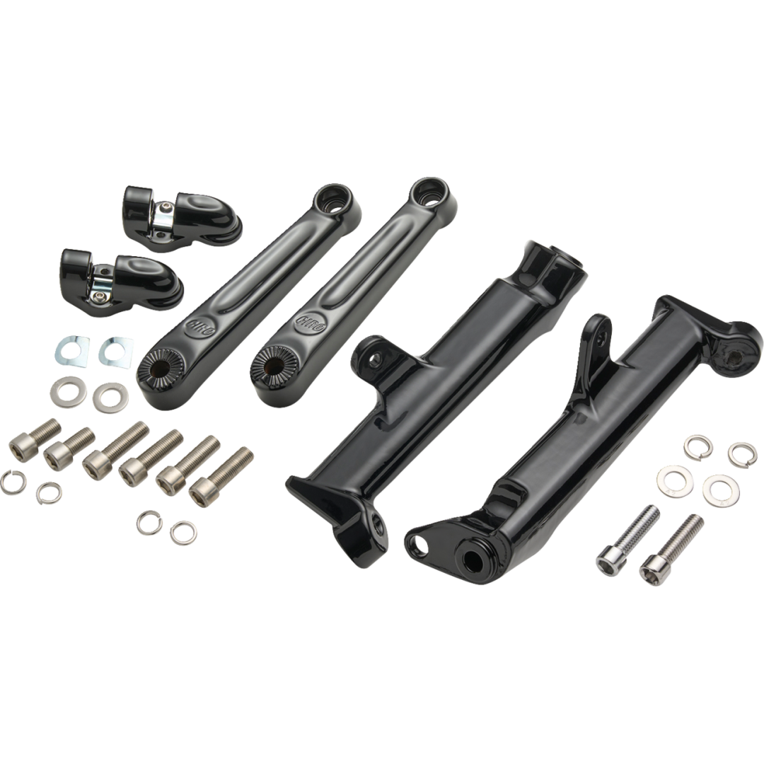 Bagger Frame Frame Mounted Adjustable Highway Peg Mounts 2009-2024 Bagger, Extended ...