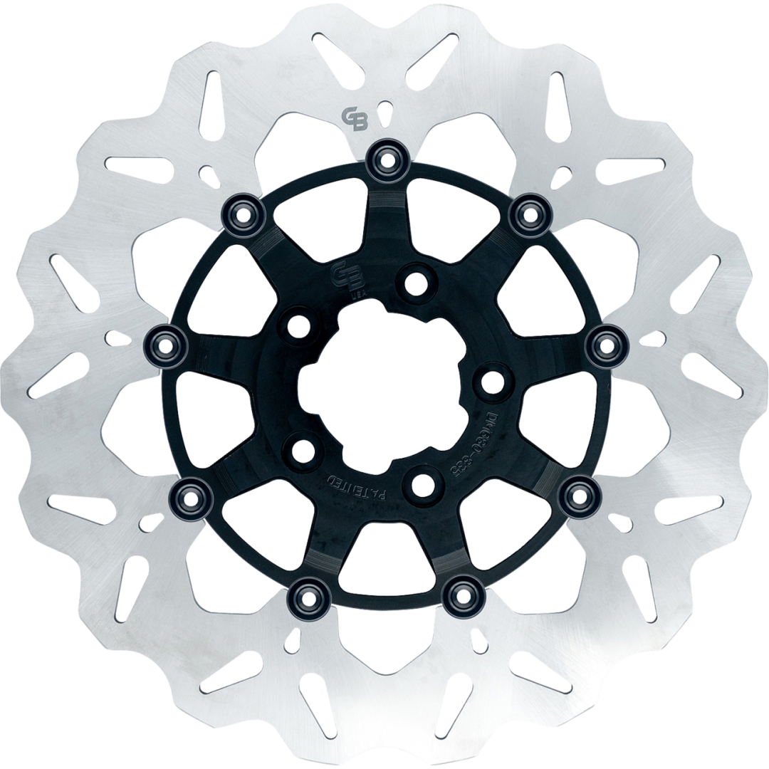 11.5″/292mm Floating Wave Brake Rotor Front Disc Multi Fit, Black