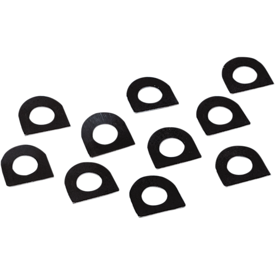 Footpeg Spring Washers Male Mount, Black, 10 Pack