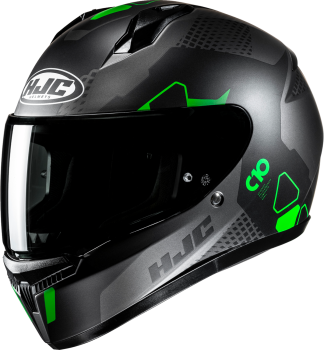 HJC_C10_Aspa_Helmet_Small_Semi_Flat_Black_with_Green