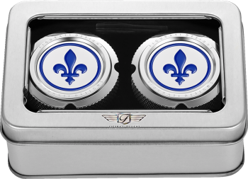 figurati_designs_front_blue_fleur-de-lis_logo_axle_nut_cover_multi_fit_silver