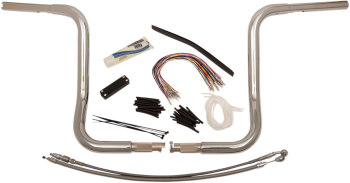 1-1/4" EZ Install Round Top Handlebar Kit with 14" End Rise