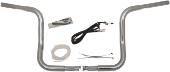 1-1/4" EZ Install Round Top Handlebar Kit with 12" End Rise