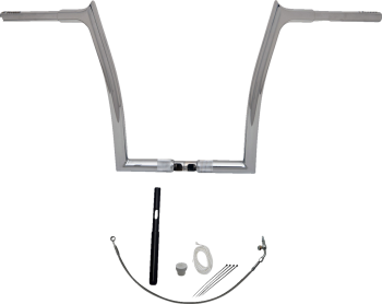 1-1/4" EZ Install Pointed Top Handlebar Kit with 14" End Rise