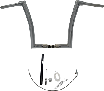 1-1/2" EZ Install Flat Top Handlebar Kit with 14" End Rise