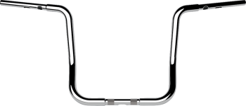 Twin Round Ape Hanger Handlebar 14" Rise