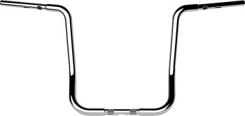 Twin Round Ape Hanger Handlebar with 16" Rise