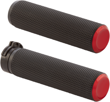 ARLEN_NESS_Fusion_Series_Grips_Knurled_Cable_Throttle_Sportster_Red