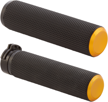 ARLEN_NESS_Fusion_Series_Grips_Knurled_Cable_Throttle_Sportster_Gold
