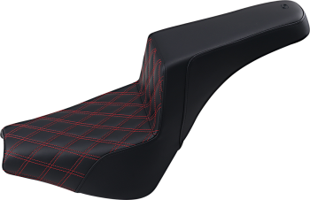 Step-Up Front Lattice Stitched Seat