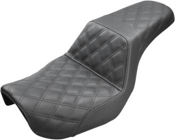 Step-Up Front and Rear Lattice Stitched Seat