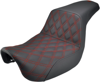 Step-Up Front Lattice Stitched Seat