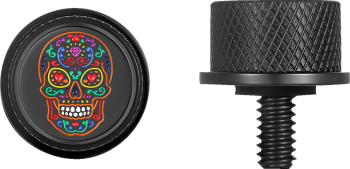 figurati_designs_sugar_skull_emblem_seat_screw_multi_fit_black