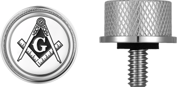 figurati_designs_masonic_emblem_seat_screw_1965-2022_bagger_stainless_steel