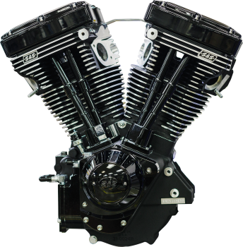 V124 Long Black Engine without Induction/Ignition