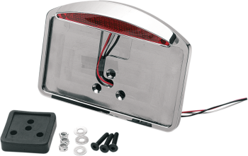 LED Half-Moon Taillight/License Plate Mount