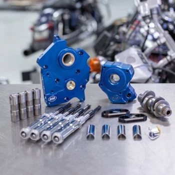 Chain Drive 475C Cam Chest Kit with Chrome Pushrod Tubes