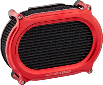 arlen_ness_stage_2_oval_upgrade_air_filter_2017-2024_bagger_2018-2024_softail_red