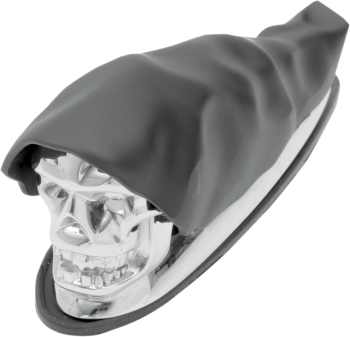 Front Shrouded Skull Fender Ornament