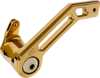 pro-one_performance_touring_t-rex_shorty_brake_arm_2008-2013_bagger_gold_titanium_nitride_coated