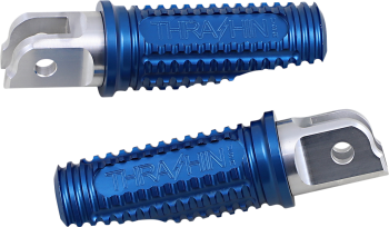 THRASHIN_SUPPLY_Burnout_Driver_Footpegs_2018-2023_Softail_Blue