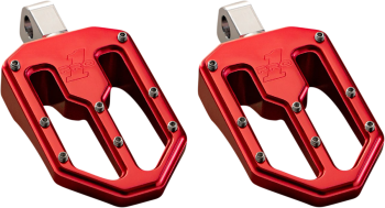 Pro Peg, Moto V1, Billet Foot Pegs, Red Anodize