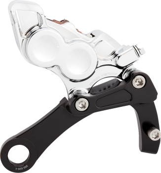 ARLEN_NESS_4-Piston_Brake_Caliper_Rear_2018-2023_Softail_Chrome