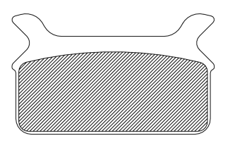 Rear Sintered Metal Brake Pads