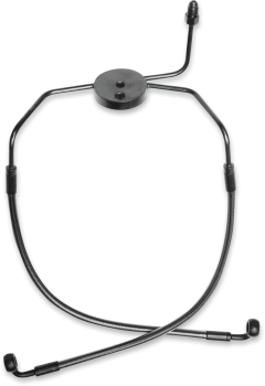 Black Pearl Designer Lower Brake Line Kit Dual Disc Non-ABS