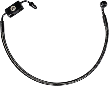 Black Pearl Designer DOT Series Lower Front Brake Line