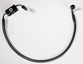 Black Pearl Designer DOT Series Lower Front Brake Line