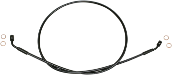 XR Black Stainless Extreme Response DOT Front Lower Brake Line