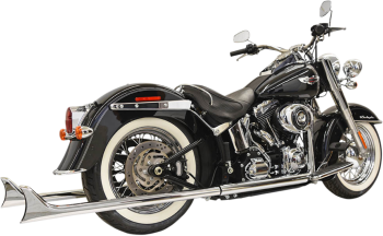 True Dual System 39" Fishtail Muffler No Baffle