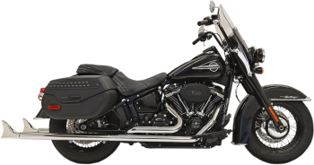 True Duals 36" in. 2-1/4" Fishtail Mufflers No-Baffles