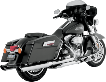 Round Twin Slash 4" Slip-On Mufflers