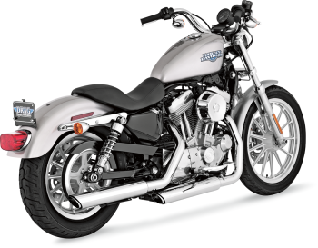 3" Round Twin Slash Slip-On Mufflers