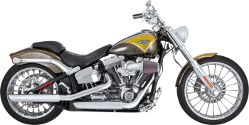 3" Round Twin Slash PCX Slip-On Mufflers