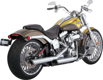 3" Round Twin Slash PCX Slip-On Mufflers