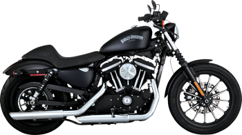3" Round Twin Slash PCX Sip-On Mufflers