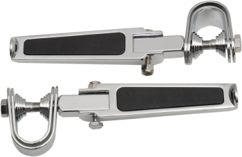 U-Clamp Footpegs with Rubber Inlay