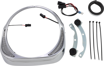 Fang LED Headlight Bezels with Turn Signals