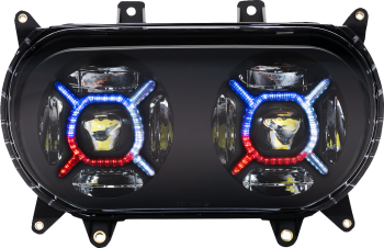 Proglow Double-X Road Glide LED Headlight