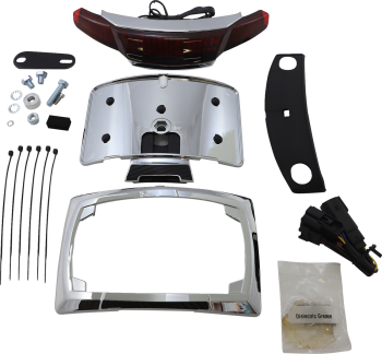 Latitude Tail Light and License Plate Mount with Lightstrike Technology with Turn Signals