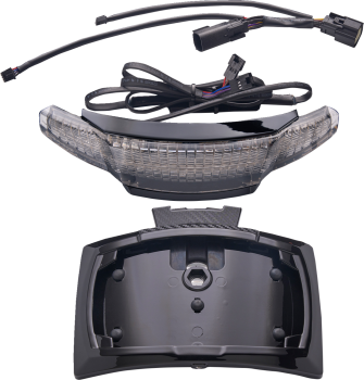 Latitude Tail Light and License Plate Holder with Lightstrike Technology with Turn Signals