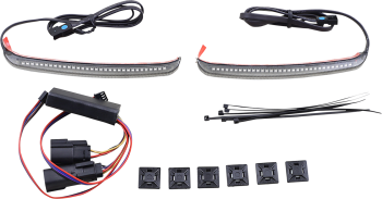 Bag Blades LED Lights with Sequential Amber Turn Signals