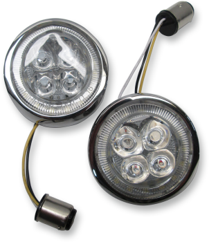 Fang Front Signal Light Inserts with Bezel