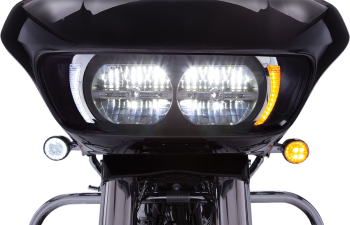 Fang LED Headlight Bezels with Turn Signals