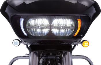 Fang LED Headlight Bezels with Turn Signals